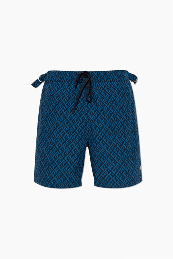 GRANATOWY Szorty kąpielowe