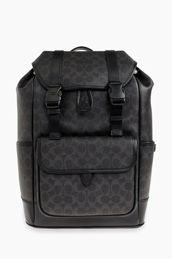 SCHWARZ Rucksack mit Monogramm