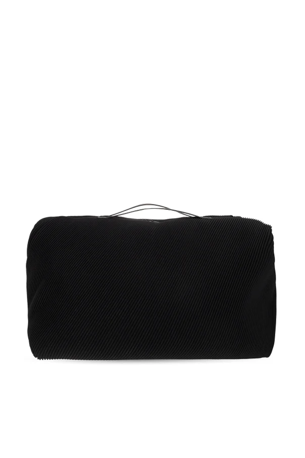 SCHWARZ Plissierte Tasche