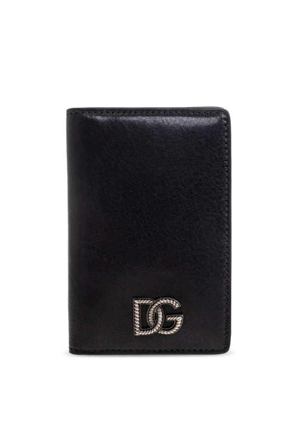 BLACK Leather card holder