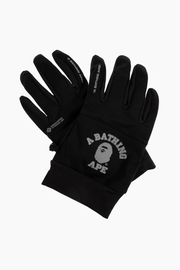 BLACK Gloves with logo