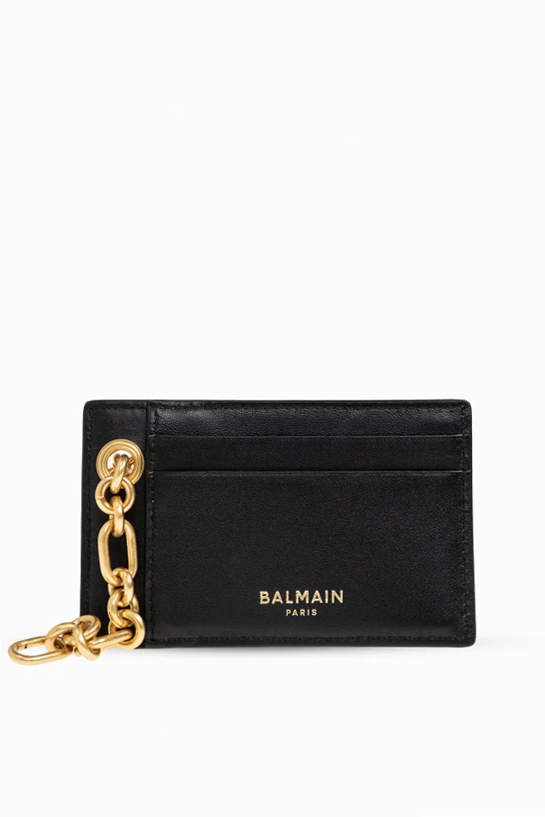 BLACK Monogram card holder