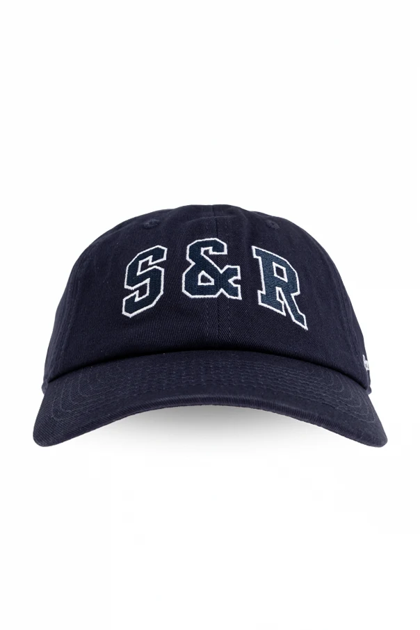 NAVY BLUE Cotton baseball cap