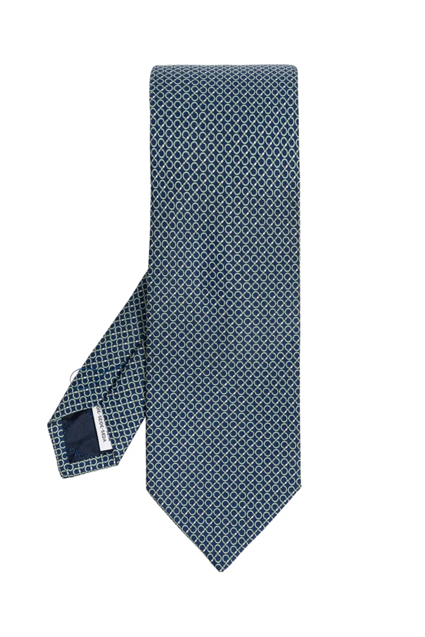 BLAU Seidenkrawatte