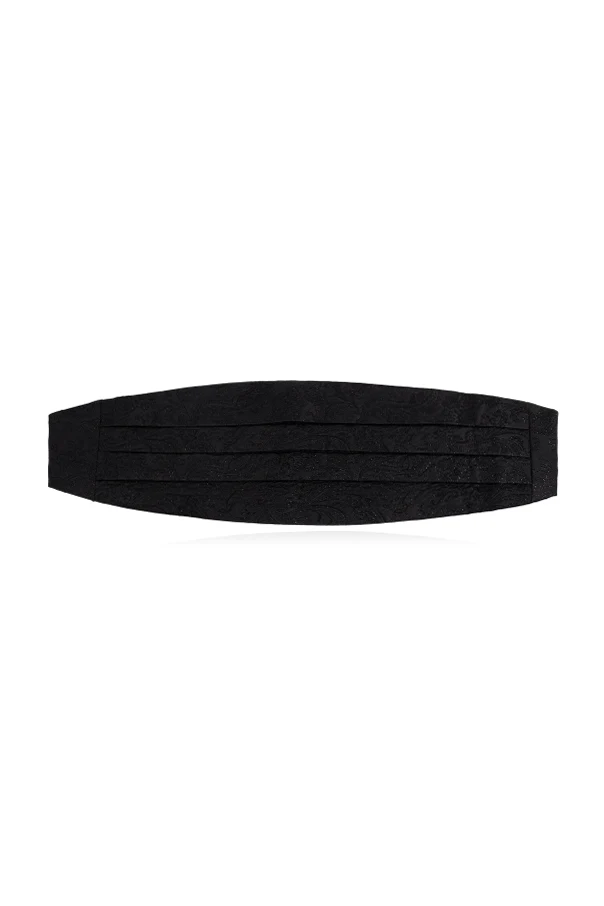 SCHWARZ Taillengürtel mit Lurex-Faden