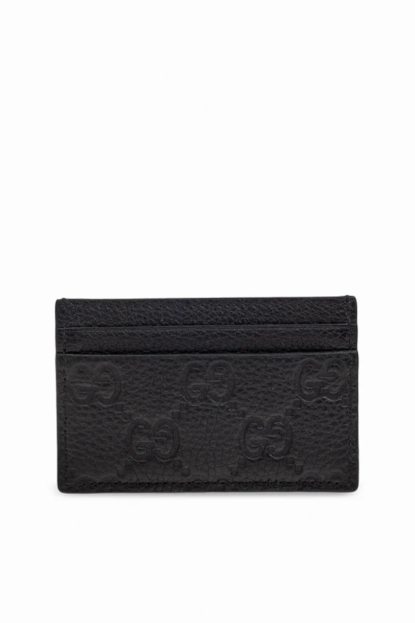 SCHWARZ Kartenetui mit Monogramm