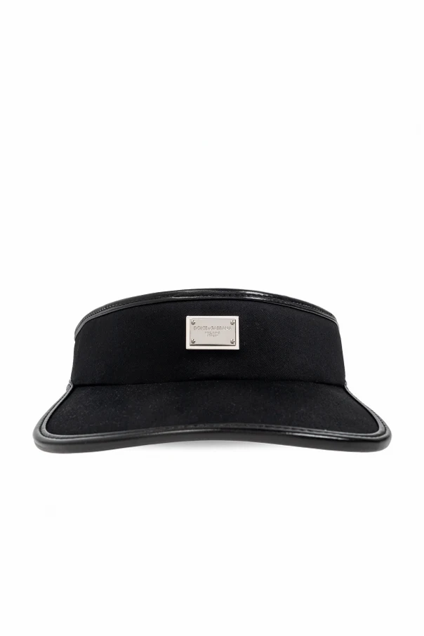 BLACK Visor with application and engraved logo