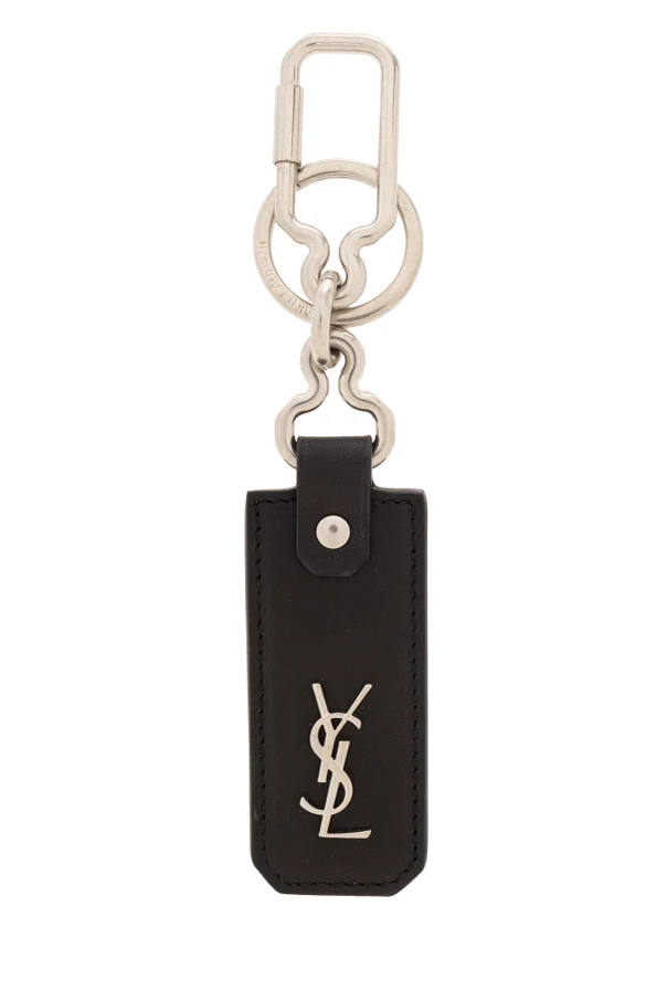 BLACK Keyring with logo