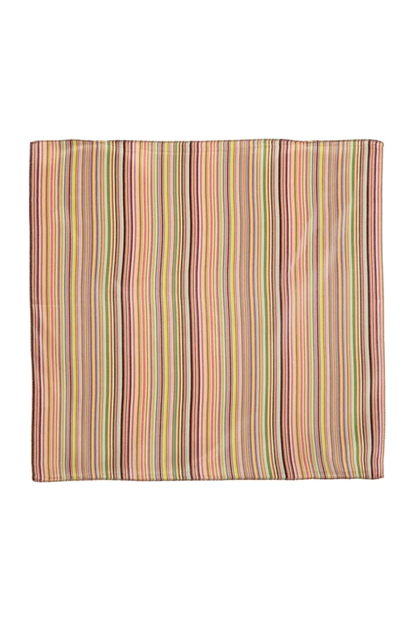 MEHRFARBIG Striped pocket square