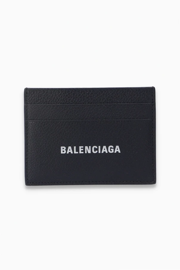 SCHWARZ Card holder with logo