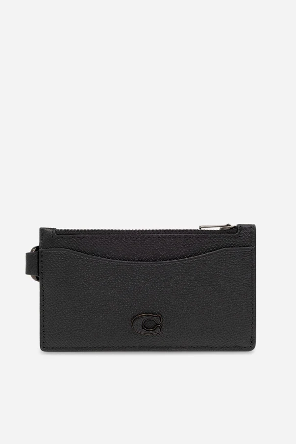 SCHWARZ Card holder with logo
