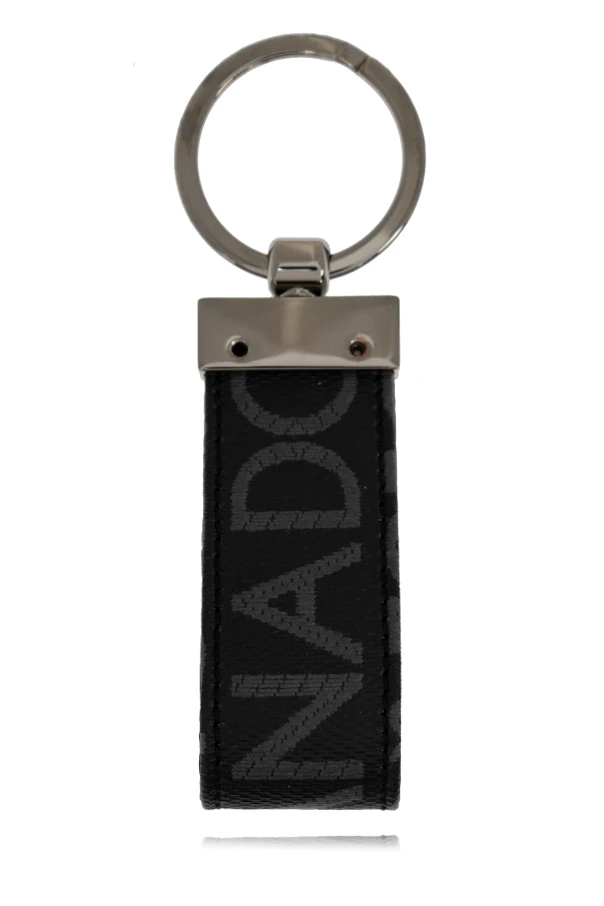BLACK Keyring with logo