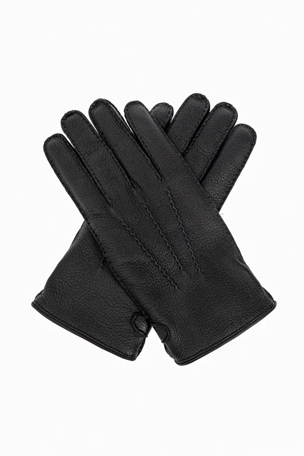 BLACK Leather gloves