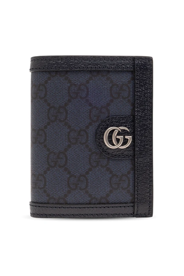 MARINEBLAU Folding wallet with logo