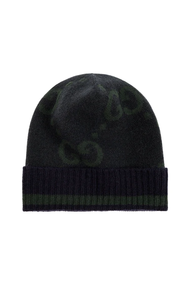 MARINEBLAU Cashmere beanie with monogram