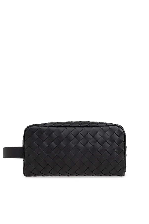 BLACK Toiletry bag Intrecciato