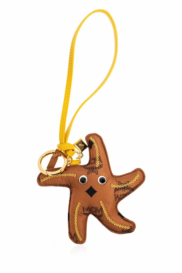 BROWN Keychain with charm