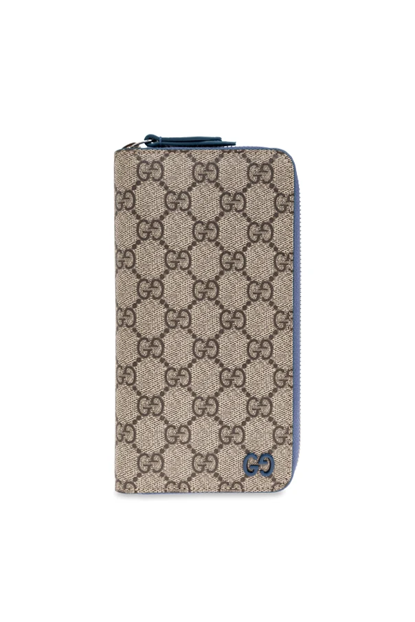 BEIGE Canvas-Portemonnaie „GG“