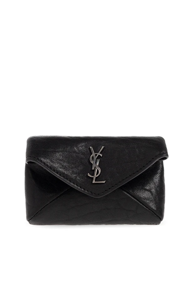 BLACK Leather key case