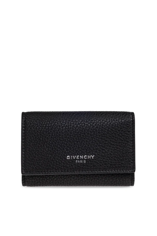 CZARNY Skórzane etui na klucze