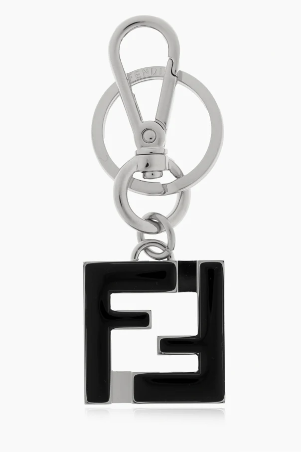 CZARNY Brelok z zawieszką w kształcie logo