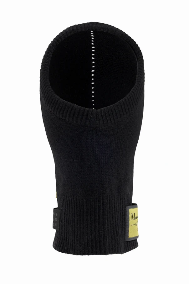 CZARNY Wełniana kominiarka