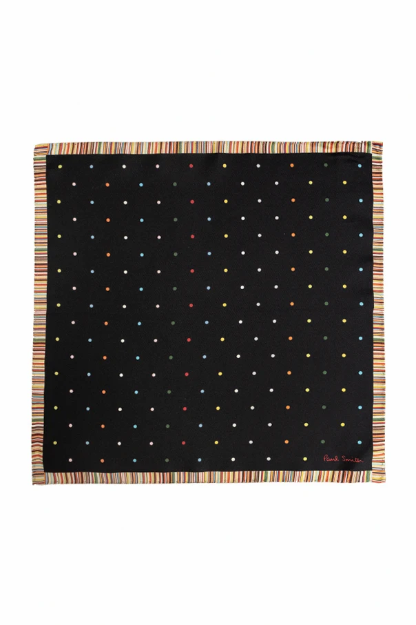 SCHWARZ Einstecktuch mit Print