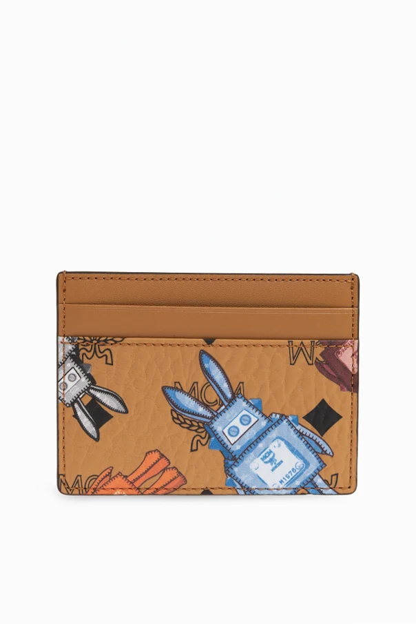 BROWN Card holder with logo