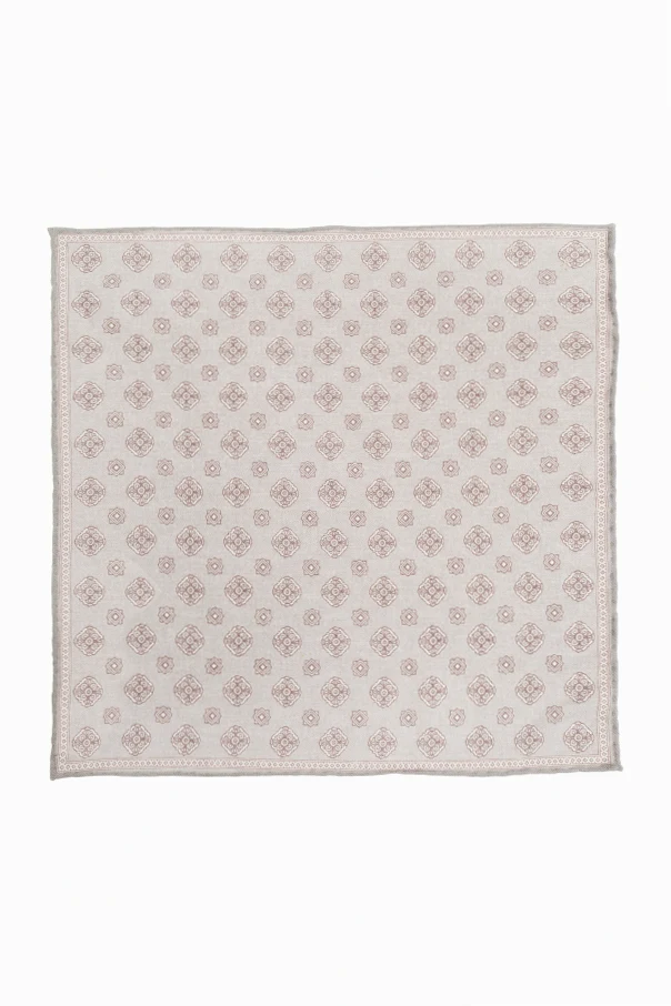 SZARY Wzorzysta poszetka