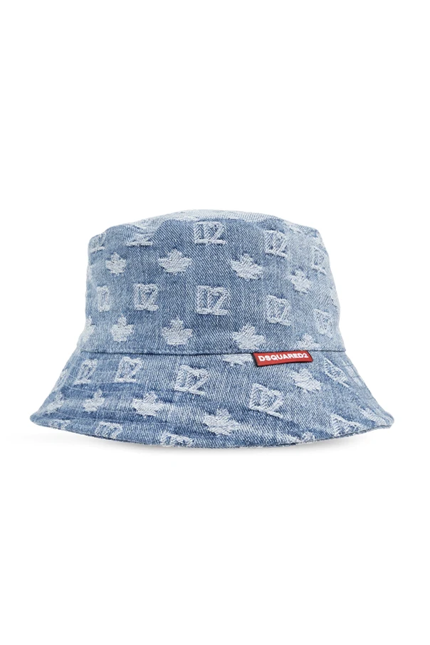 NIEBIESKI Kapelusz z monogramem