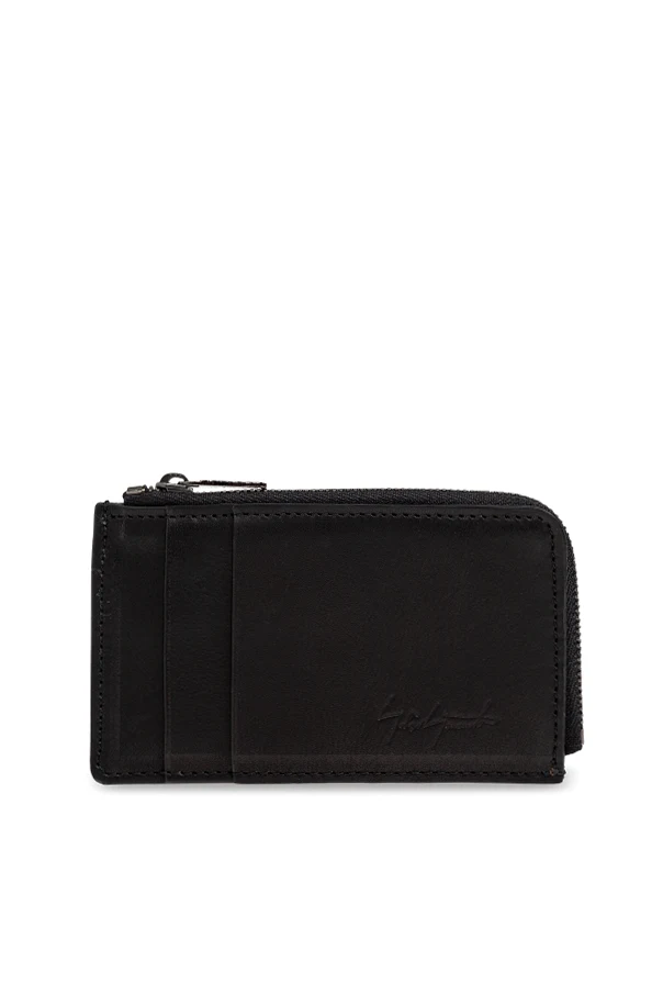 CZARNY Skórzany portfel