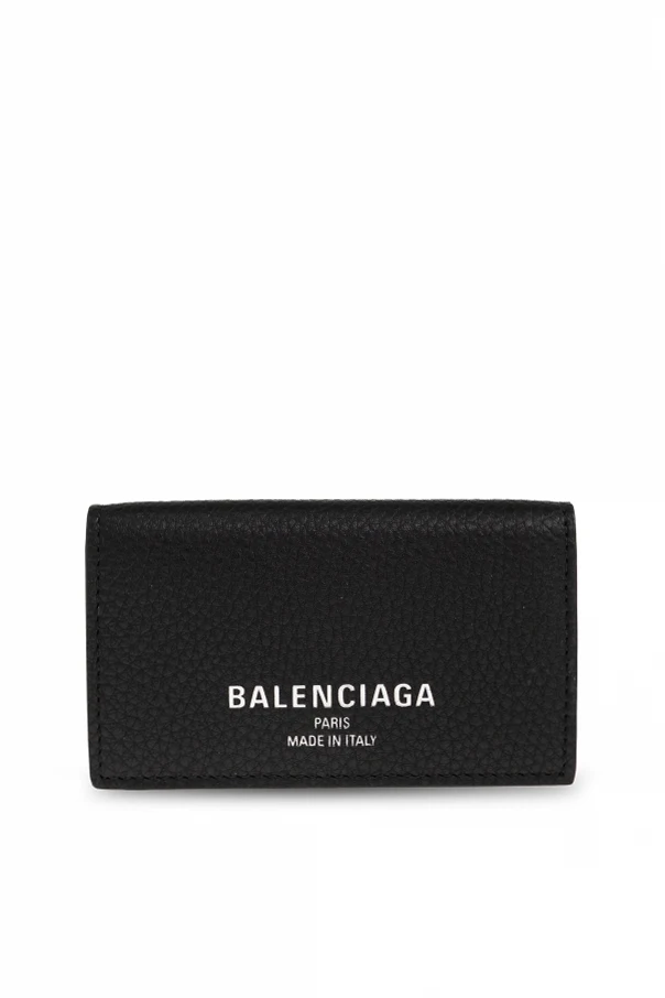 BLACK Leather key case