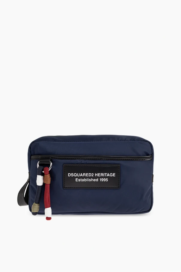 NAVY BLUE Cosmetic bag with logo