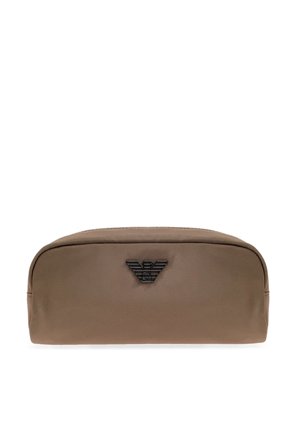 BRĄZOWY Kosmetyczka z kolekcji `Sustainability`