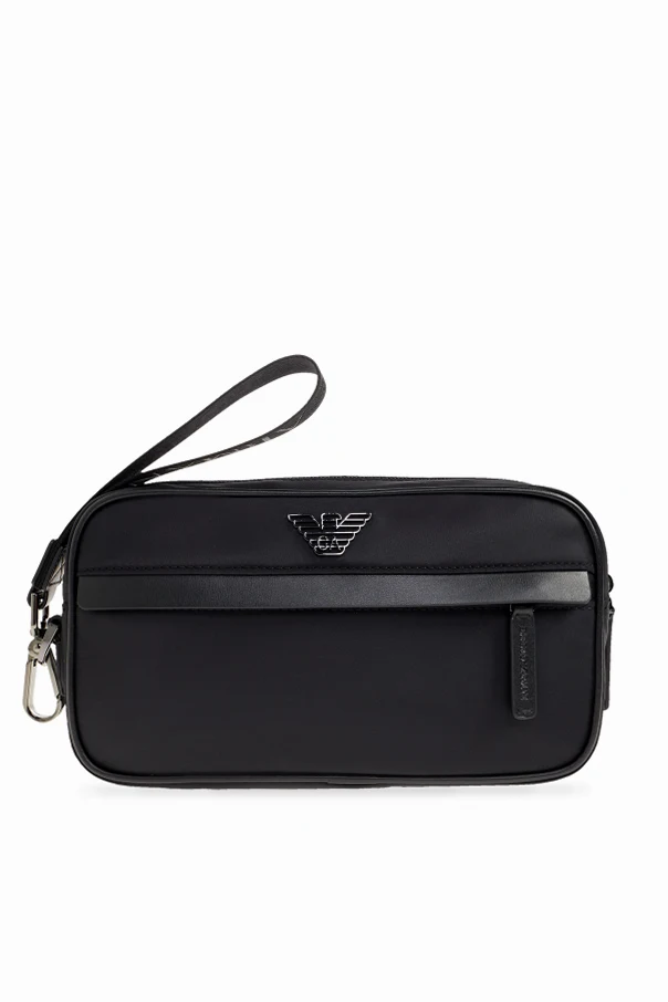 CZARNY Kosmetyczka z kolekcji `Sustainability`