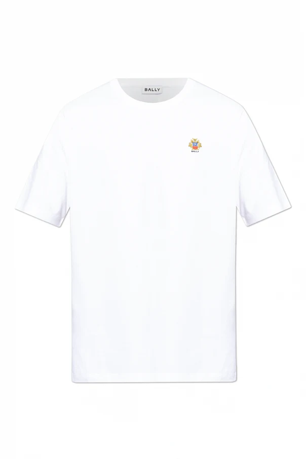 BIAŁY  T-shirt z logo