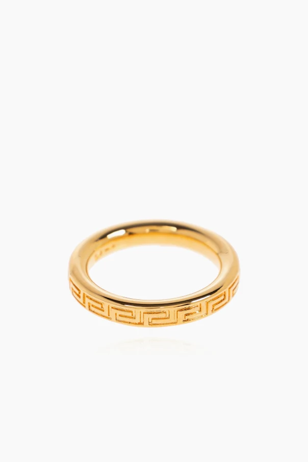 GOLD Ring mit graviertem Muster