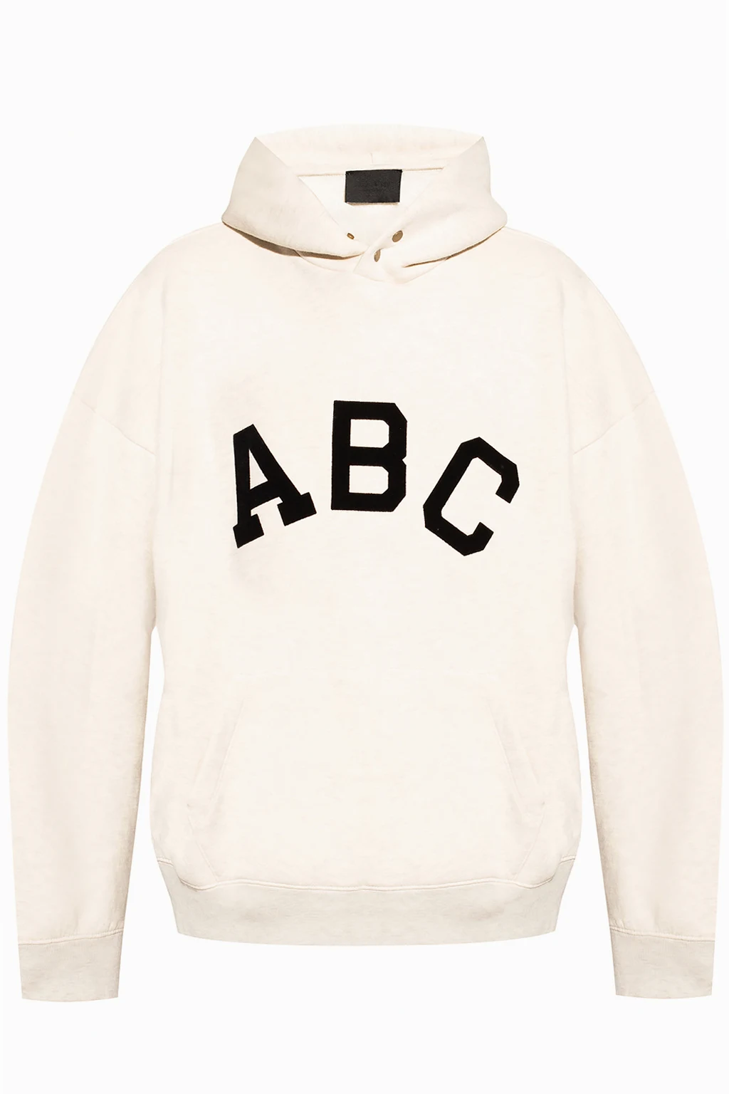 Hoodie with velvet print