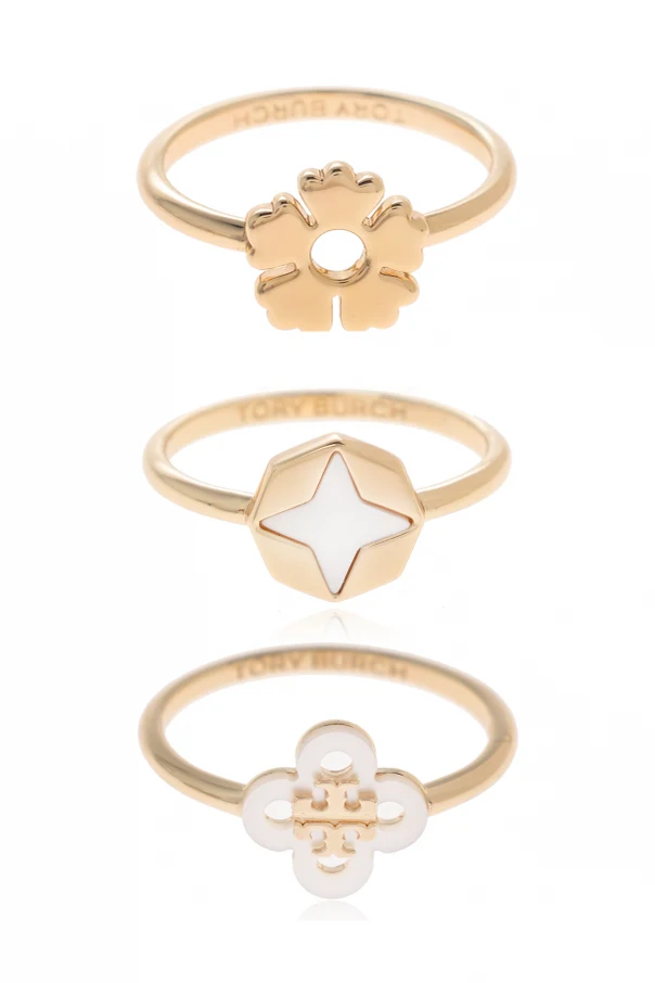 GOLD Set aus drei Ringen