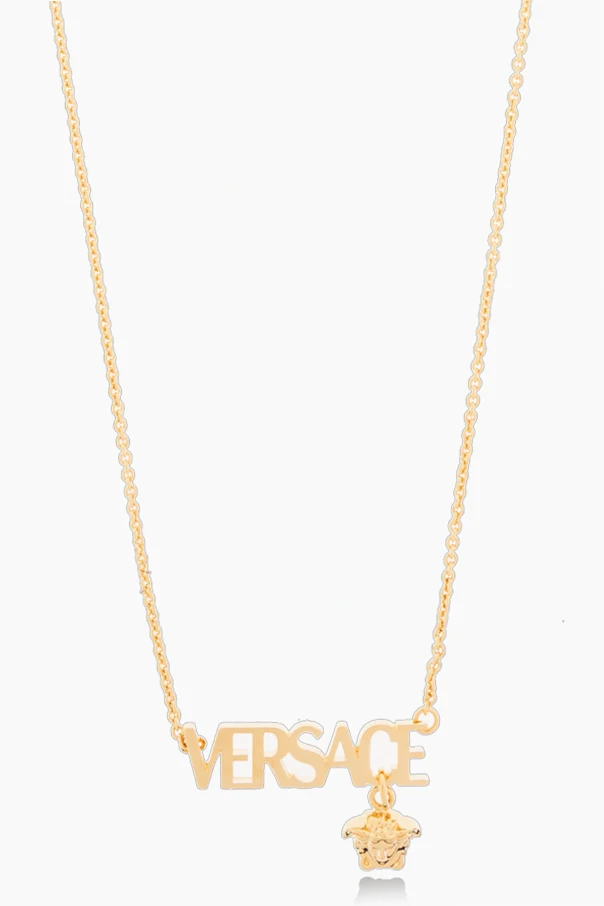 GOLD Halskette mit einem Anhänger in Form des Logos