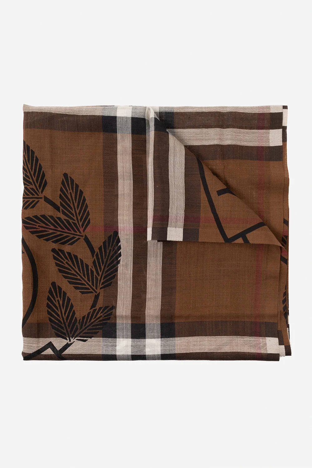 Checked scarf
