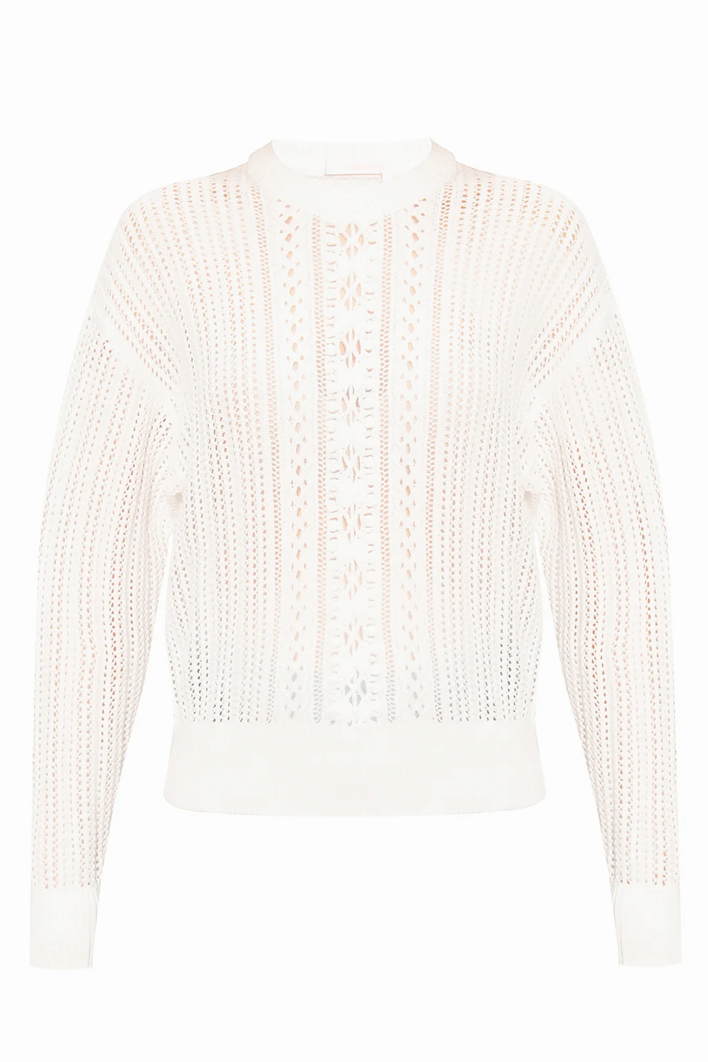 Openwork sweater