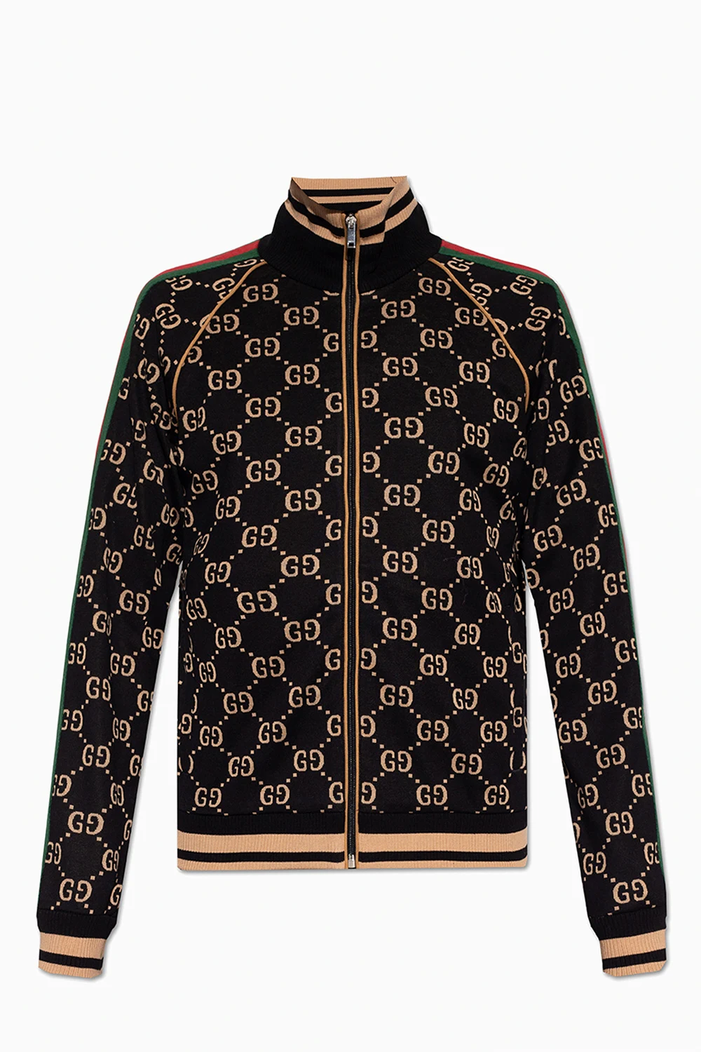 Sweatshirt with standing collar