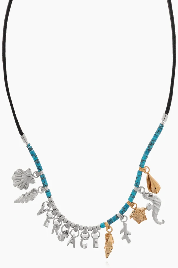 BLAU Halskette mit Anhängern