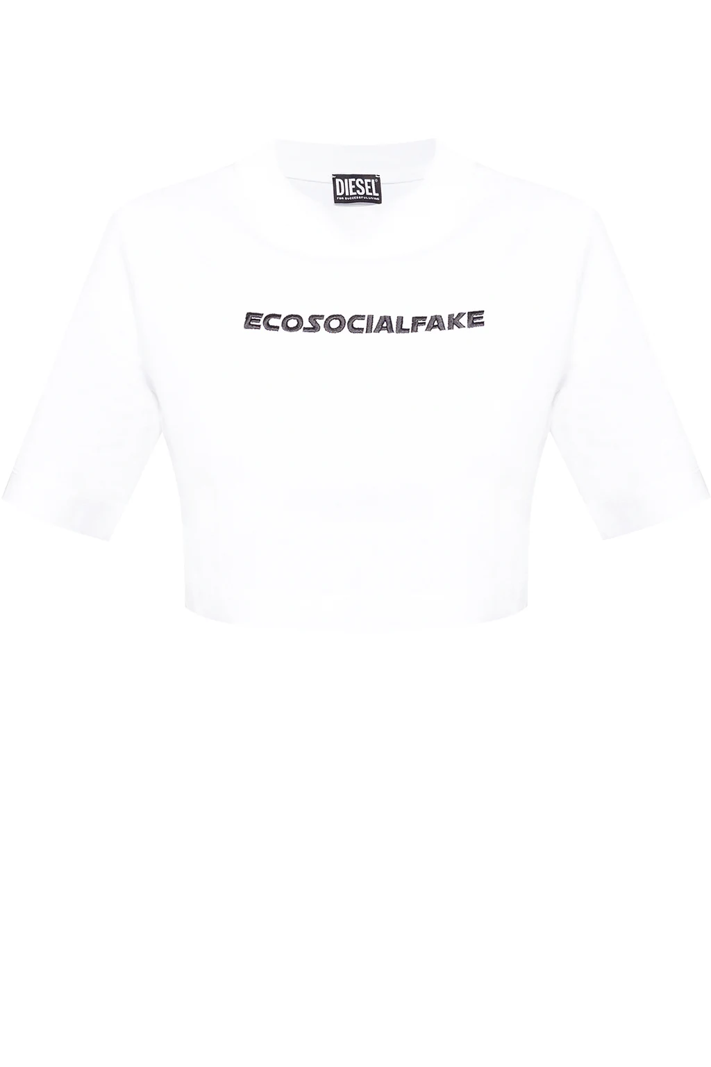WHITE Cropped T-shirt