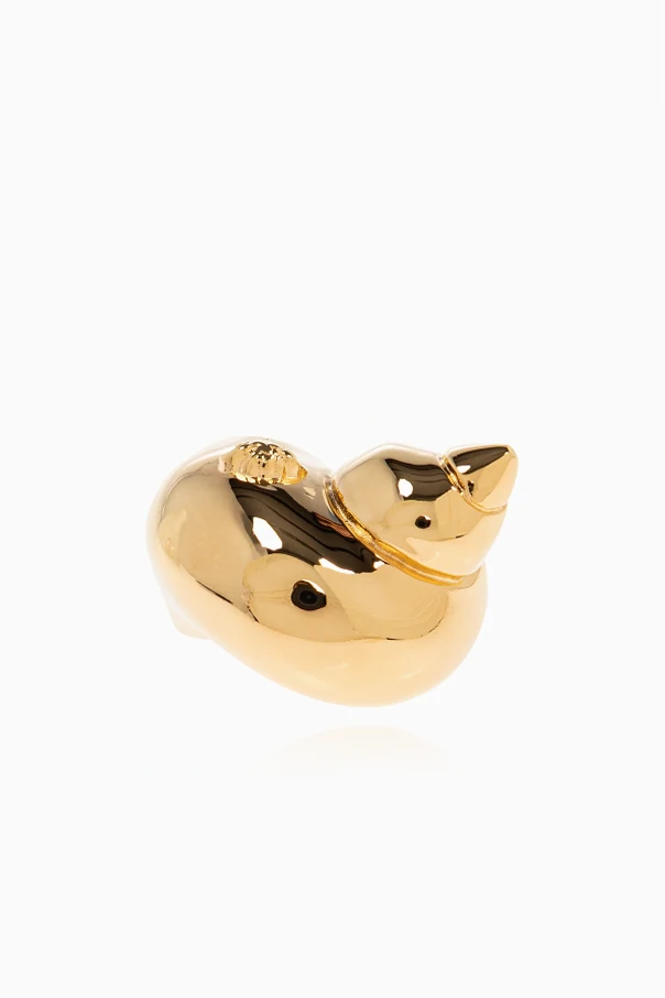 GOLD Ring mit Muschelmotiv