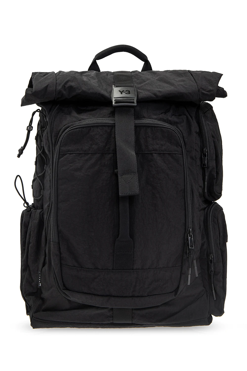BLACK Backpack with pockets