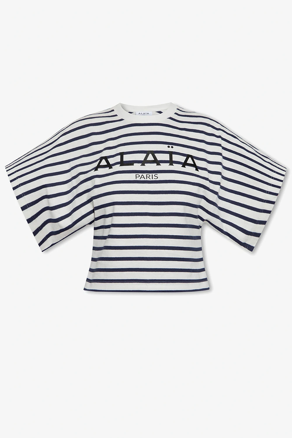 Cropped T-shirt with logo