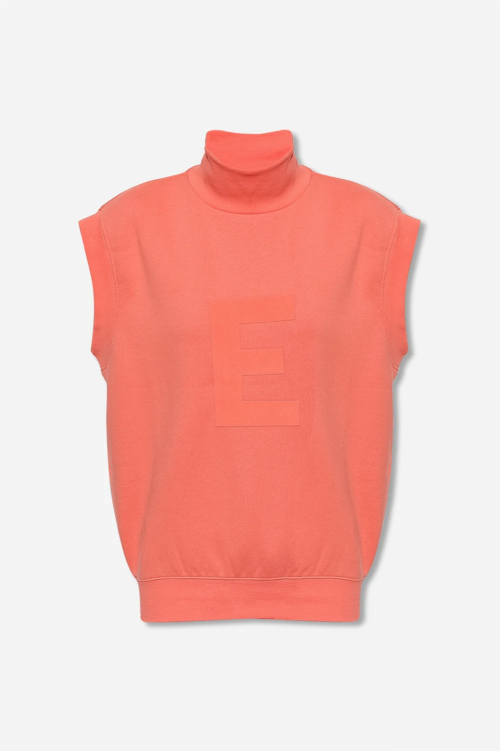 ORANGE Sleeveless sweatshirt