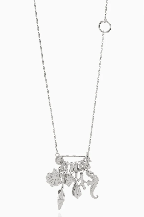 SILBER Halskette mit Anhängern